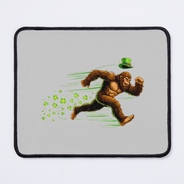 Item preview, St Patricks Day Bigfoot Sasquatch Shamrock Men Boys Kids designed and sold by mjohnson9.
