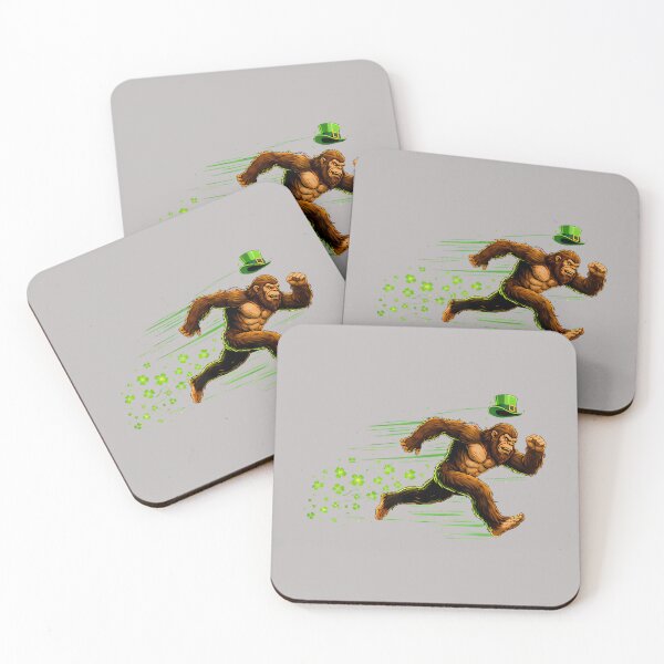 Item preview, St Patricks Day Bigfoot Sasquatch Shamrock Men Boys Kids designed and sold by mjohnson9.