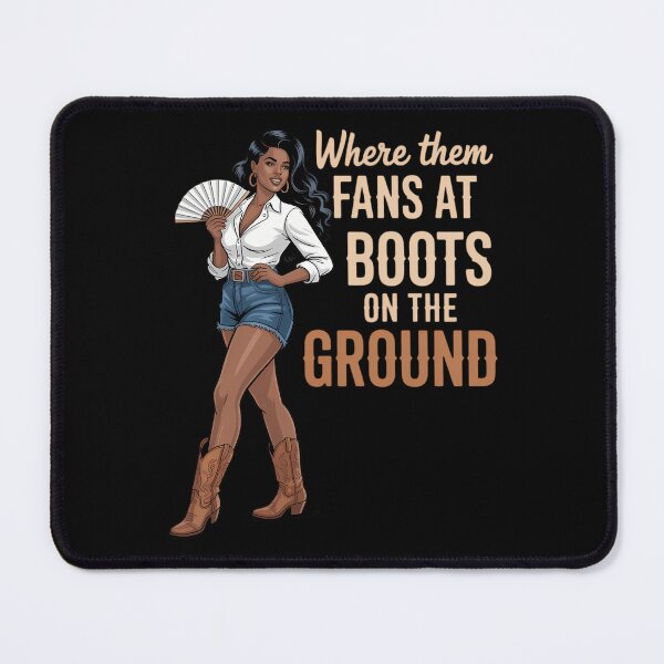 Item preview, Boots On The Ground Juneteenth Cowgirl designed and sold by sailorjessiArt.
