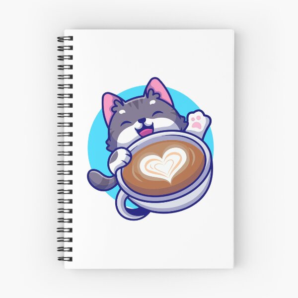 Item preview, Cute Cat Hugging Coffee Mug Latte Art Cartoon designed and sold by achristiaf.