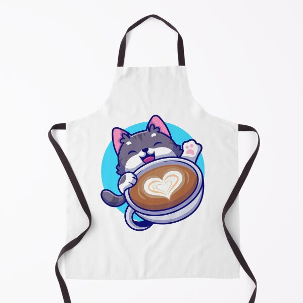 Item preview, Cute Cat Hugging Coffee Mug Latte Art Cartoon designed and sold by achristiaf.