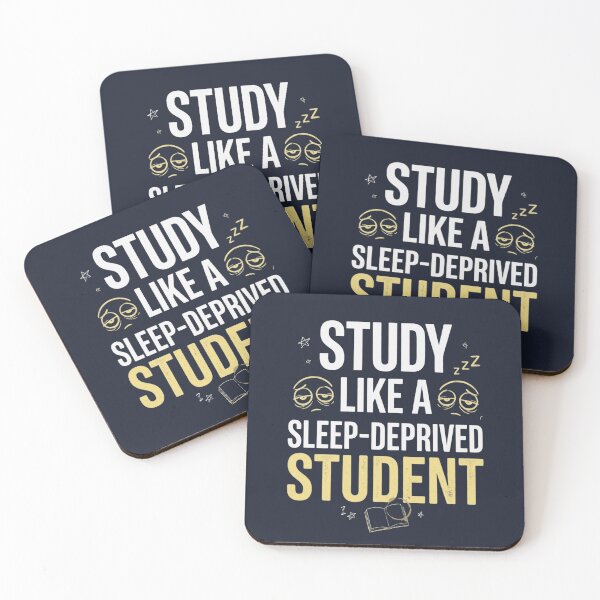 Item preview, Sleep Deprived Student Funny Study Motivation designed and sold by Amr Darwish Graphic designer.