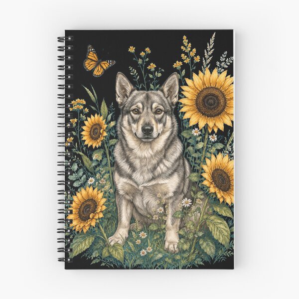 Item preview, Swedish Vallhund With Sunflower Cottagecore Art Dog Owner designed and sold by TerryConnells.