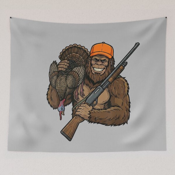 Item preview, Turkey Hunting Bigfoot Sasquatch Hunter Deer Season designed and sold by mjohnson9.