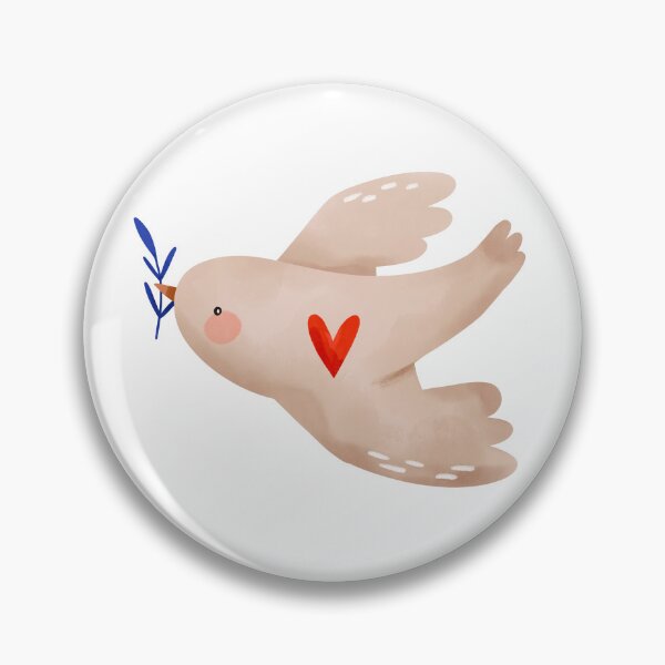 Item preview, Flying Dove of Peace With Olive Branch designed and sold by the-myro.