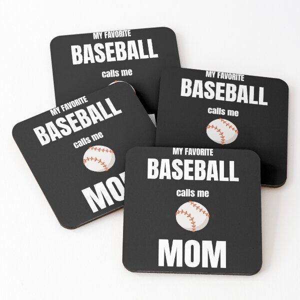 Item preview, My Favorite Baseball Player Calls Me Mom Funny Baseball Mom Gift Baseball Season designed and sold by PlayTrackCo.