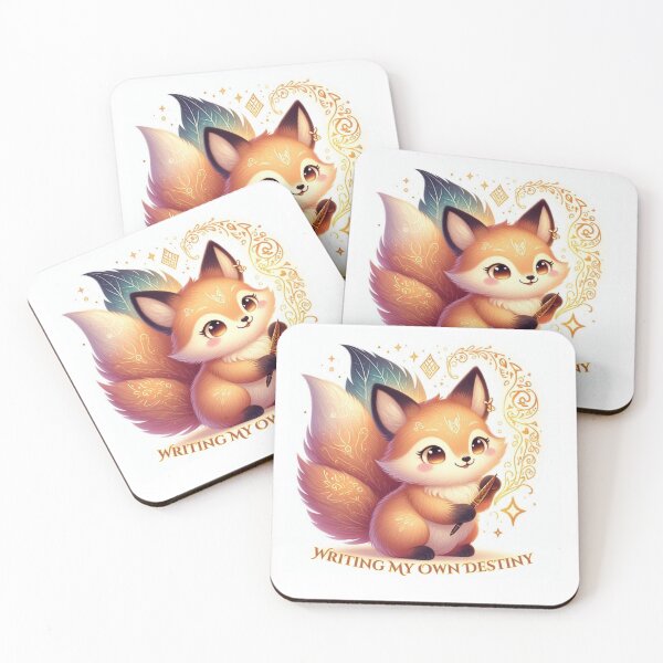 Item preview, Quillfox: Cute Magical Fox Fantasy Art Graphic designed and sold by Chronicles_Of_Fauna.