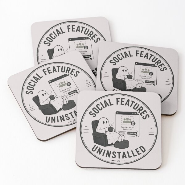 Item preview, Introvert Anxiety - Social Features designed and sold by Wanderdreaming.