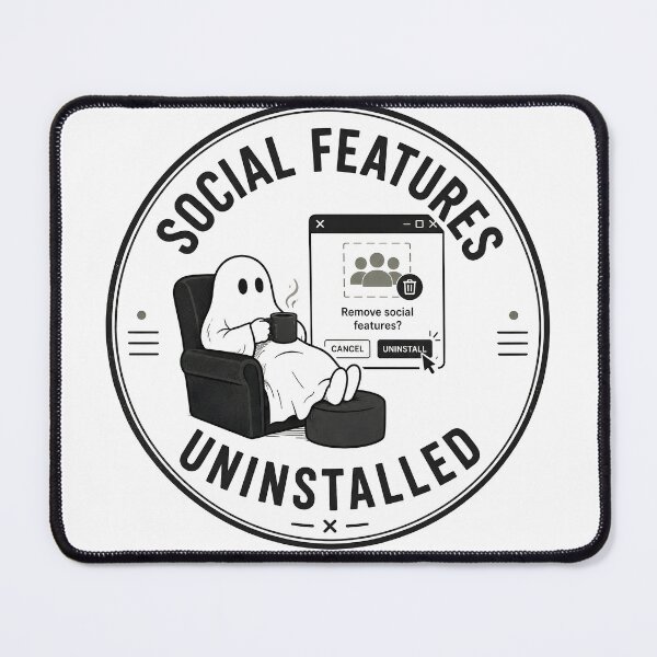 Item preview, Introvert Anxiety - Social Features designed and sold by Wanderdreaming.