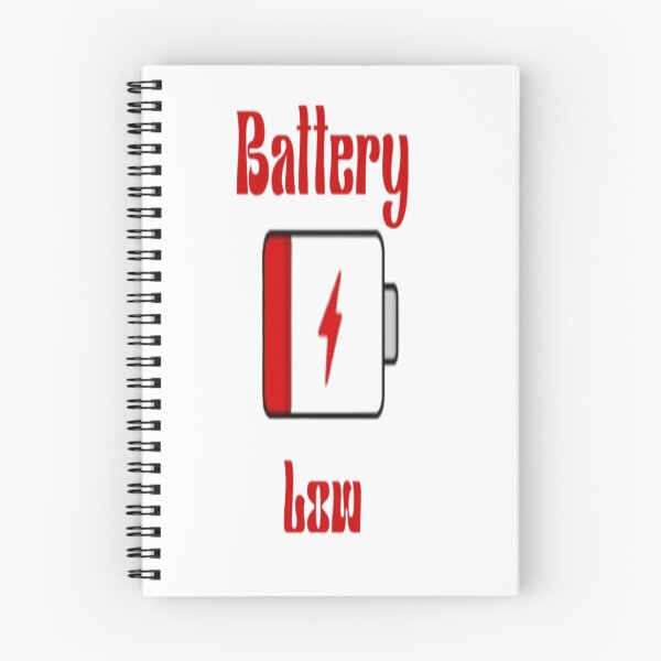 Item preview, Battery Low Funny Typography designed and sold by PrashaDesigns.