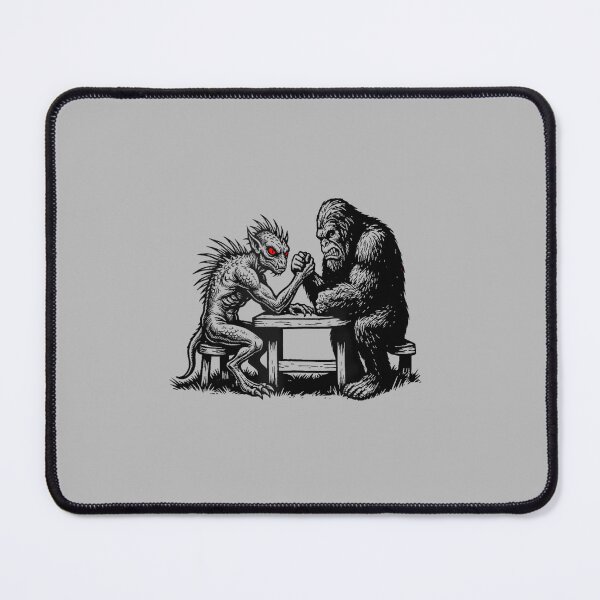 Item preview, Chupacabra Monster vs Bigfoot Arm Wrestling Cryptid Battle Tank Top designed and sold by FrankIsabel.