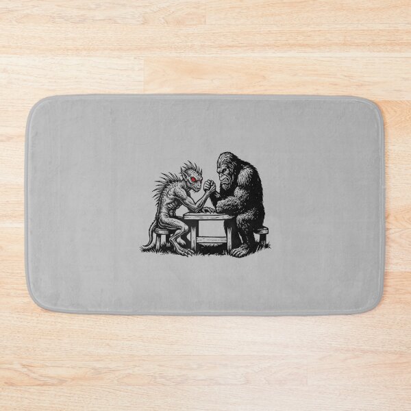 Item preview, Chupacabra Monster vs Bigfoot Arm Wrestling Cryptid Battle Tank Top designed and sold by FrankIsabel.