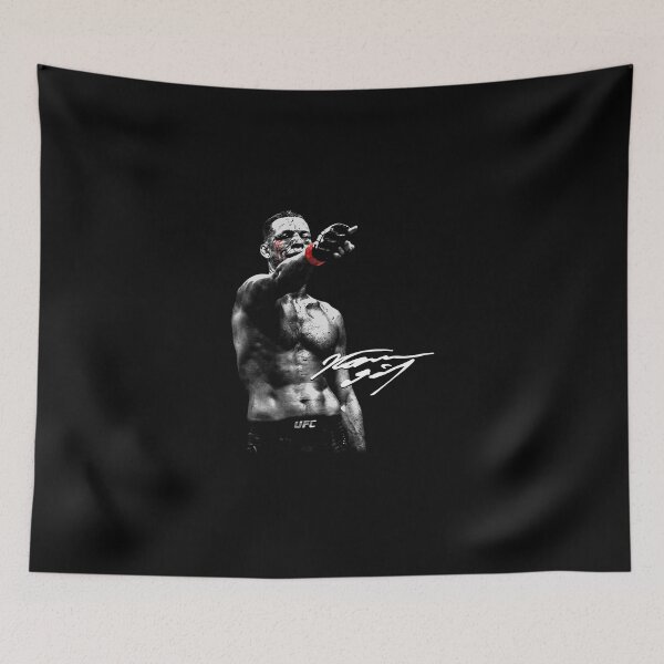Item preview, Nate Diaz UFC Middle Finger Signature designed and sold by ShaverJr3000.