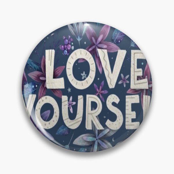 Item preview, Love Yourself Floral Watercolor Art designed and sold by CozyQuotePrints.