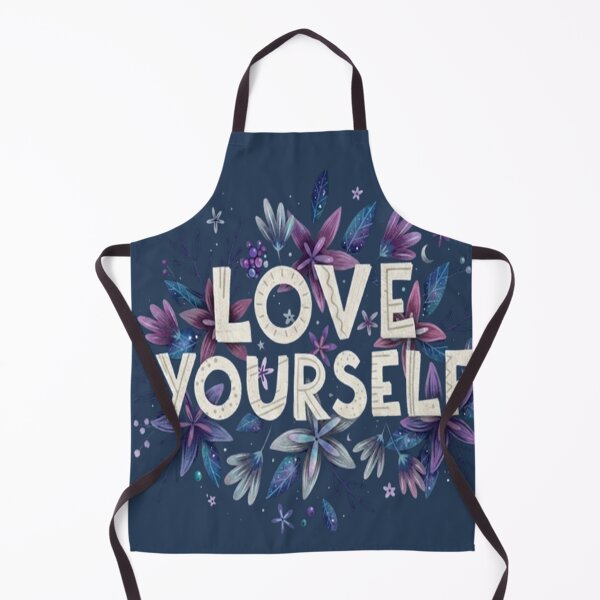 Item preview, Love Yourself Floral Watercolor Art designed and sold by CozyQuotePrints.