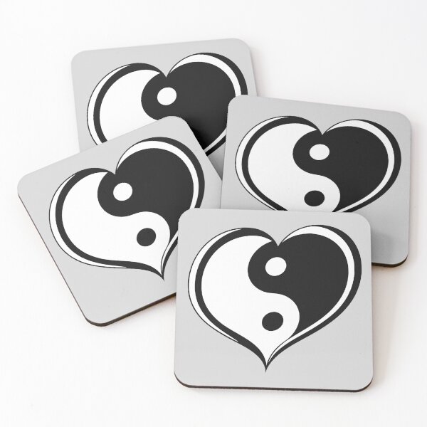 Item preview, Black and White Heart designed and sold by hitNmiss.