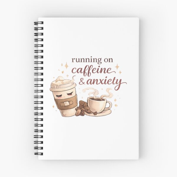Item preview, running on caffeine & anxiety ☕☁️✨ designed and sold by AeraArts.