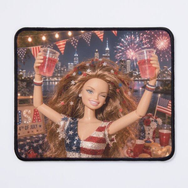 Item preview, Funny 4th of July Doll Face designed and sold by SylviaLane12.