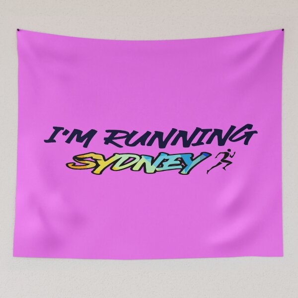 Item preview, Im running Sydney Marathon Runner  designed and sold by Colorfulman.