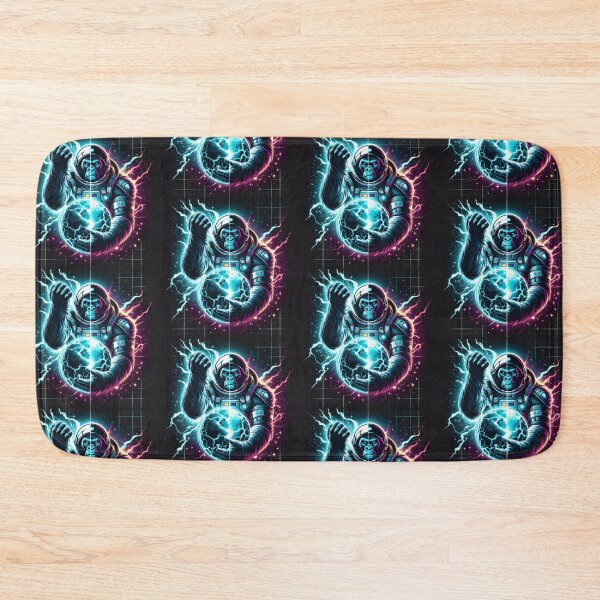 Item preview, Neon Cosmic Gorilla – Futuristic Astronaut Animal Design designed and sold by Dogandesighn.