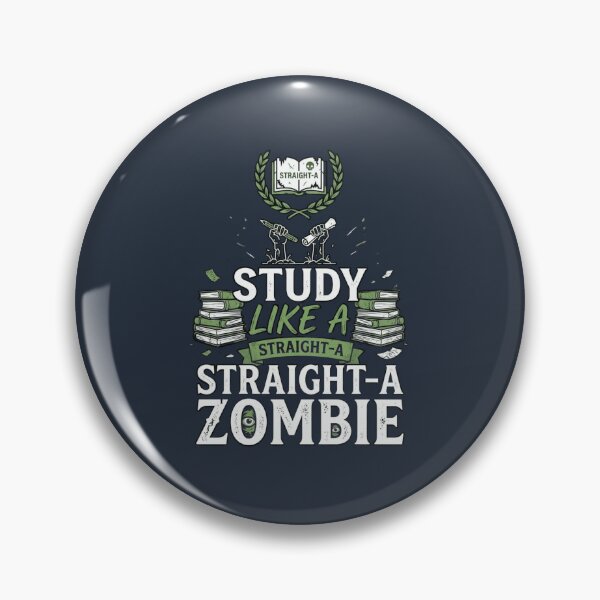 Item preview, Straight A Zombie Funny Student designed and sold by Amr Darwish Graphic designer.