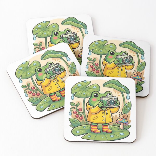 Item preview, Nature Photographer Frog – Cute Adventure Cartoon Forest Aesthetic designed and sold by ArtsyExplorer.