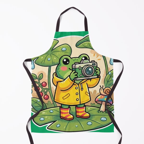Item preview, Nature Photographer Frog – Cute Adventure Cartoon Forest Aesthetic designed and sold by ArtsyExplorer.