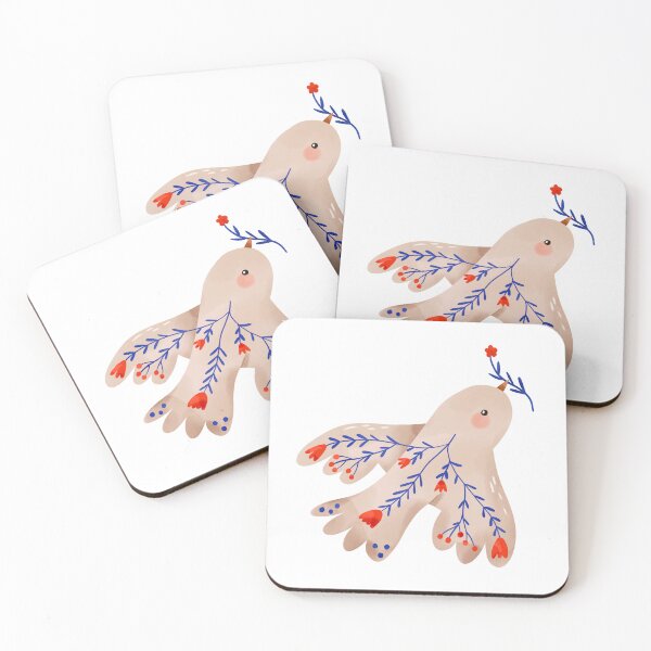 Item preview, Floral Peace Dove Bringing Hope and Global Harmony designed and sold by the-myro.