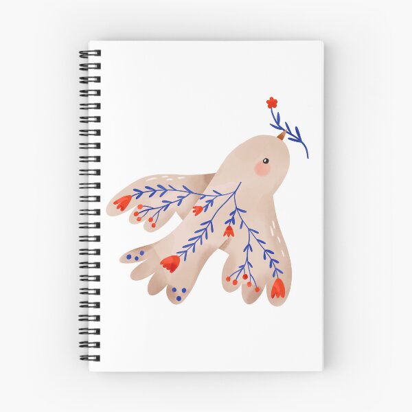 Item preview, Floral Peace Dove Bringing Hope and Global Harmony designed and sold by the-myro.