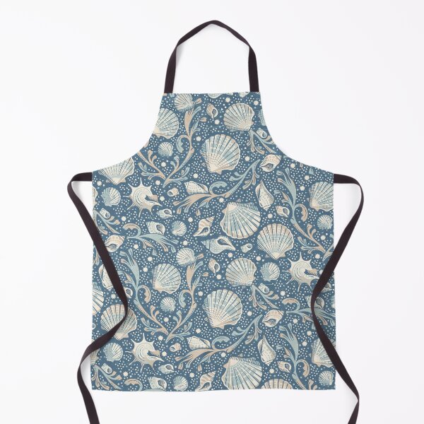 Item preview, Bohemian Seashells - Admiral Blue designed and sold by appleyards.