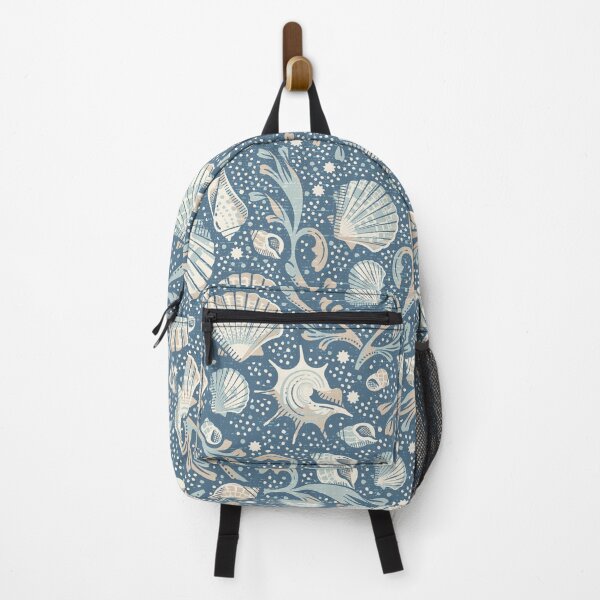 Item preview, Bohemian Seashells - Admiral Blue designed and sold by appleyards.