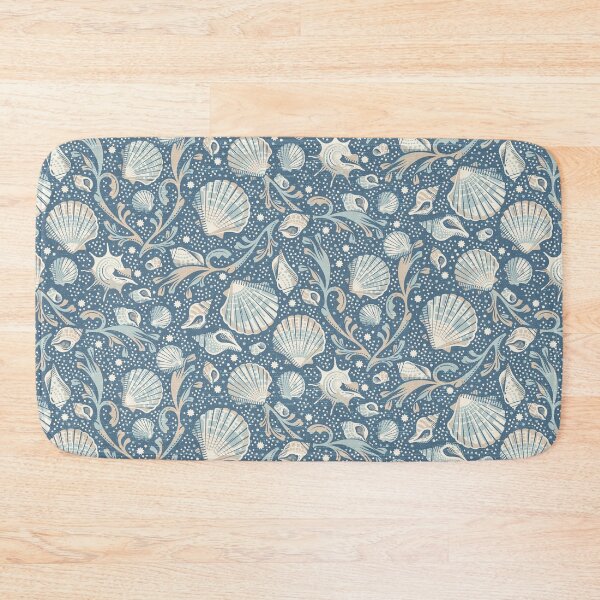 Item preview, Bohemian Seashells - Admiral Blue designed and sold by appleyards.