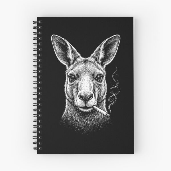 Item preview, Funny Kangaroo Smoking Meme Animal Lover designed and sold by DoodleTortle.