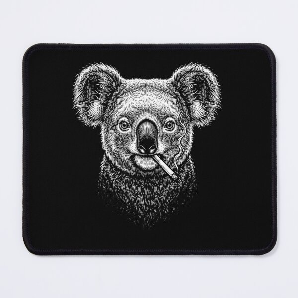Item preview, Funny Koala Smoking Meme Animal Lover designed and sold by DoodleTortle.