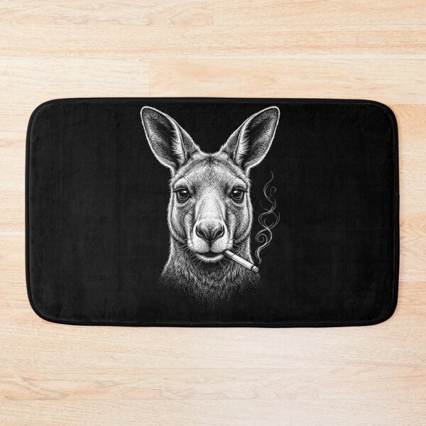 Item preview, Funny Kangaroo Smoking Meme Animal Lover designed and sold by DoodleTortle.