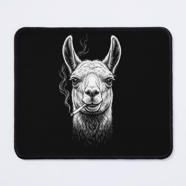 Item preview, Funny Llama Smoking Meme Animal Lover designed and sold by DoodleTortle.