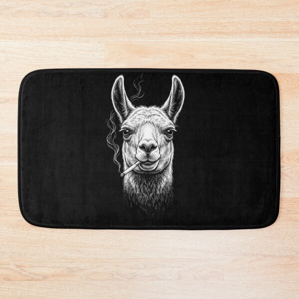 Item preview, Funny Llama Smoking Meme Animal Lover designed and sold by DoodleTortle.