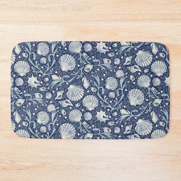 Item preview, Bohemian Seashells - Classic Navy designed and sold by appleyards.