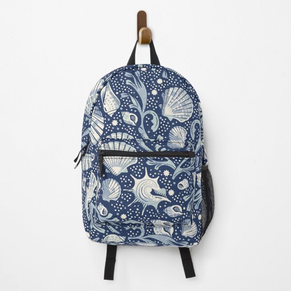 Item preview, Bohemian Seashells - Classic Navy designed and sold by appleyards.