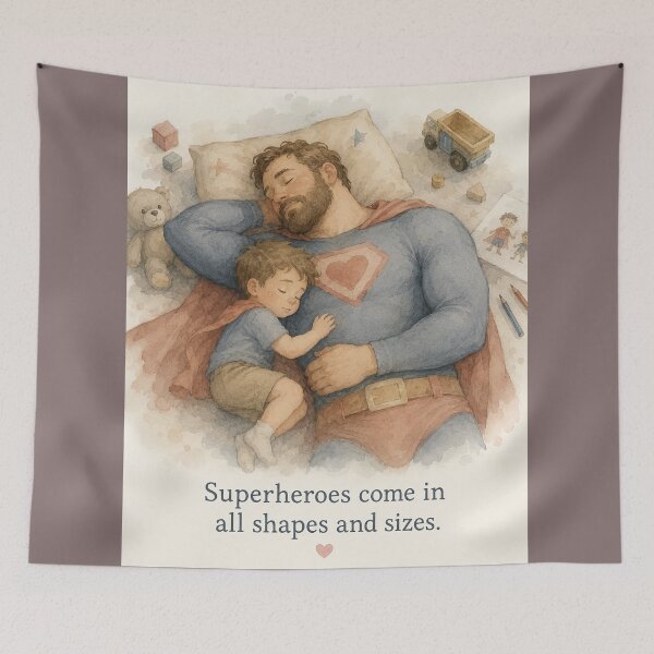 Item preview, Superheroes come in all shapes and sizes designed and sold by LuluLeb.