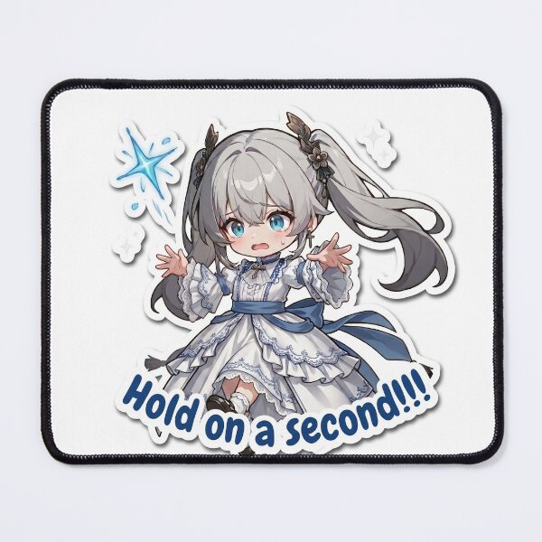Item preview, Sticker OG novel : Holf on a second!!! designed and sold by Trash-Angel.