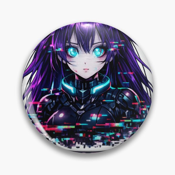 Artikelvorschau, SYSTEMFEHLER Glitch Anime Girl Cyberpunk Waifu Neon RGB Streetwear Design entworfen und verkauft von OFFLINE FOREVER™ オフライン.