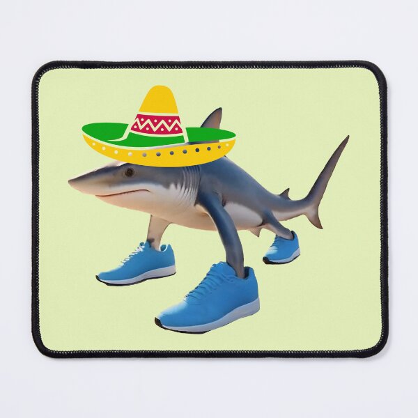 Item preview, Tralalero Tralala con un sombrero del Cinco de Mayo – Arte de personajes divertidos de Fiesta Meme designed and sold by EmeraldeaArt.