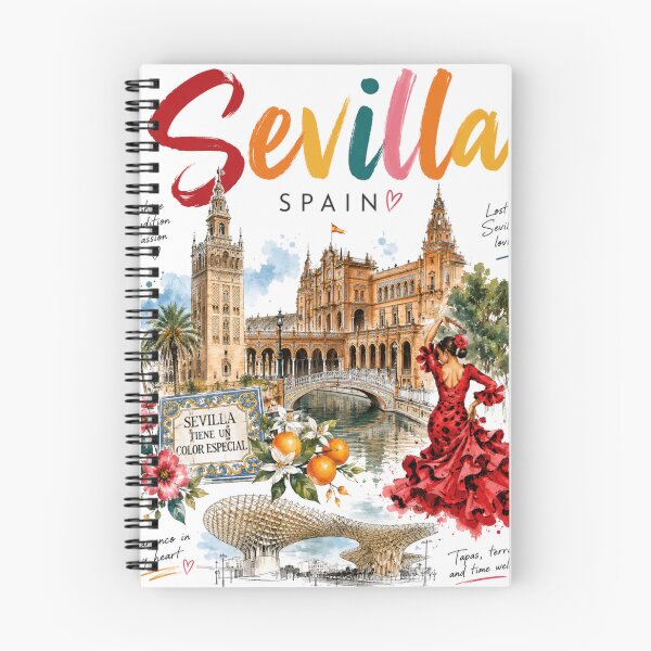Item preview, Colorful Sevilla Vibes – Spain Travel Art designed and sold by Countries&Cities Shop.