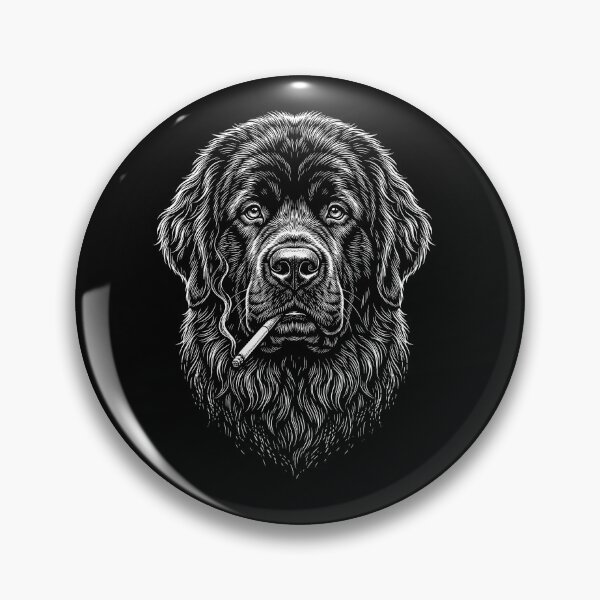 Item preview, Funny Newfoundland Smoking Meme Dog Owner designed and sold by DoodleTortle.