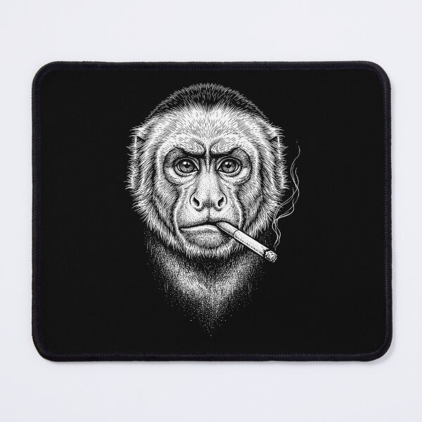 Item preview, Funny Monkey Smoking Meme Animal Lover designed and sold by DoodleTortle.