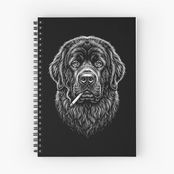 Item preview, Funny Newfoundland Smoking Meme Dog Owner designed and sold by DoodleTortle.