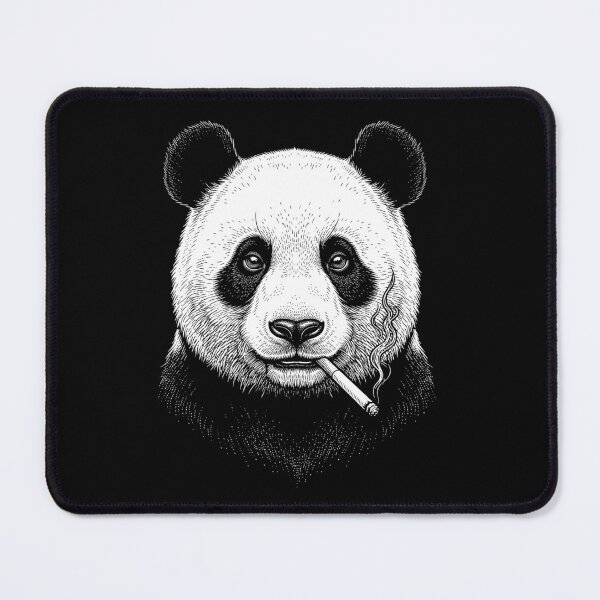 Item preview, Funny Panda Smoking Meme Animal Lover designed and sold by DoodleTortle.
