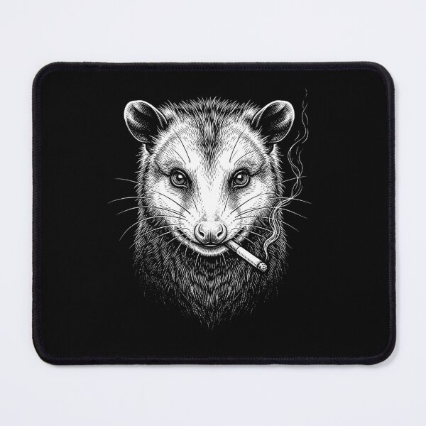 Item preview, Funny Opossum Smoking Meme Animal Lover designed and sold by DoodleTortle.