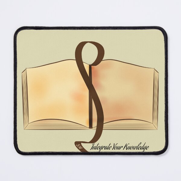 Item preview, Integrate Your Knowledge - Calculus and Reading Minimalist Art designed and sold by SahmatArt.